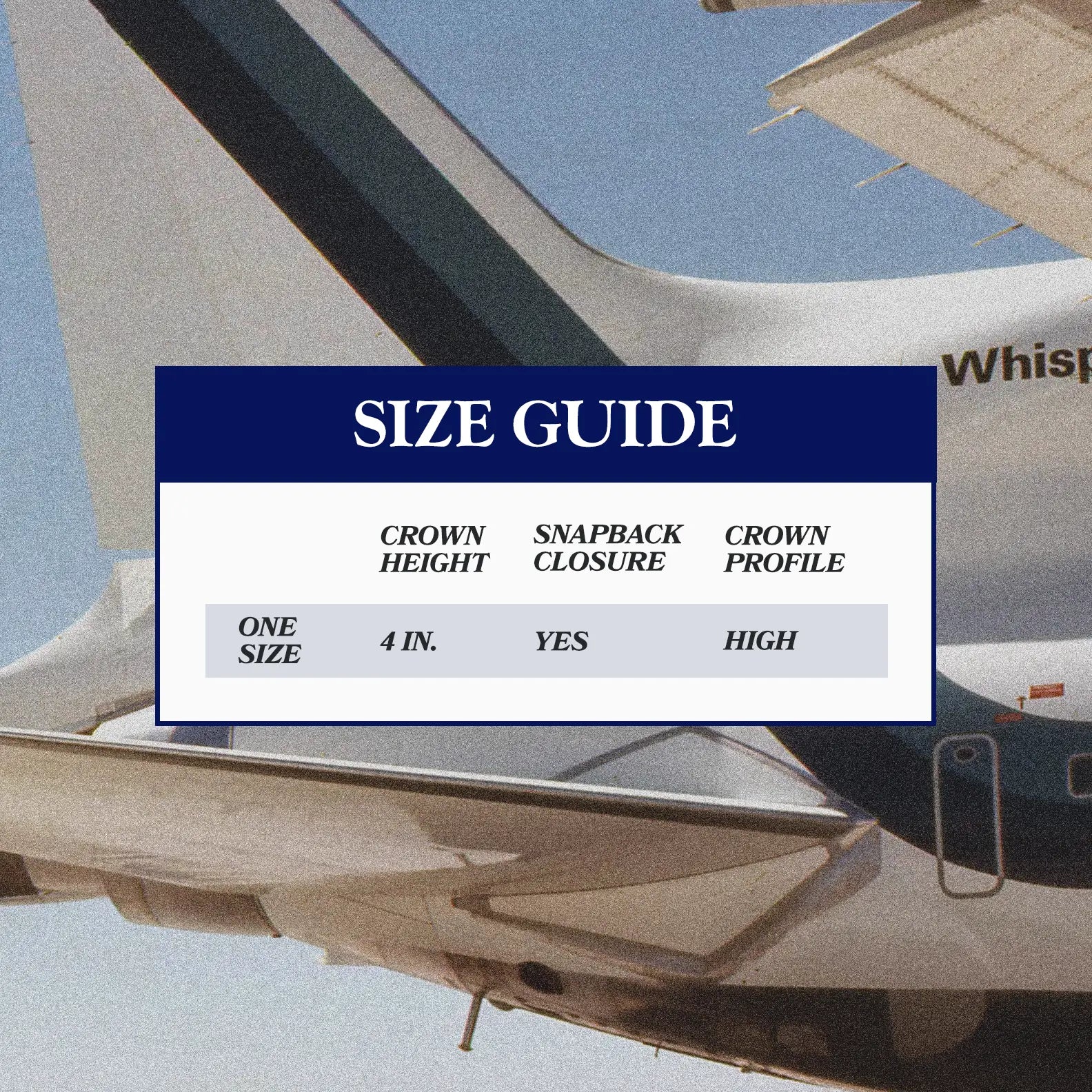 The "Whisperliner" Cap